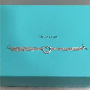 ✨SOLD✨ TCO Elsa Peretti Mesh Open Heart Bracelet
